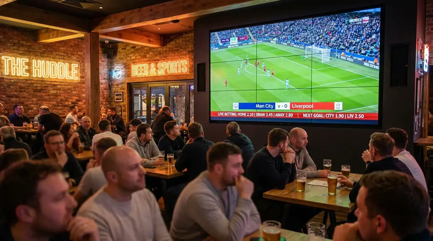 Apuestas en vivo con hándicap dinámico durante un partido de fútbol