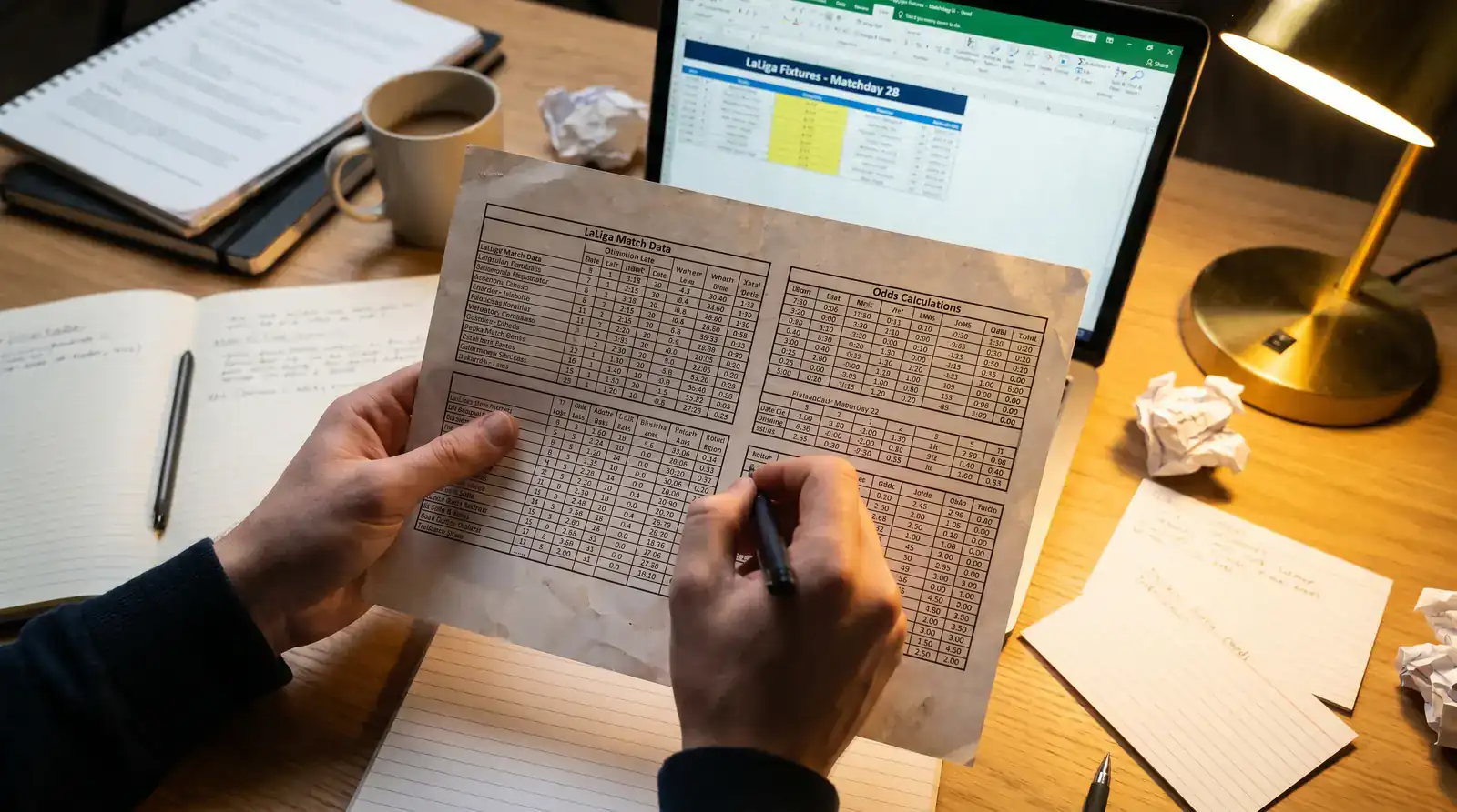 Ejercicio práctico con cuotas reales de un partido de LaLiga