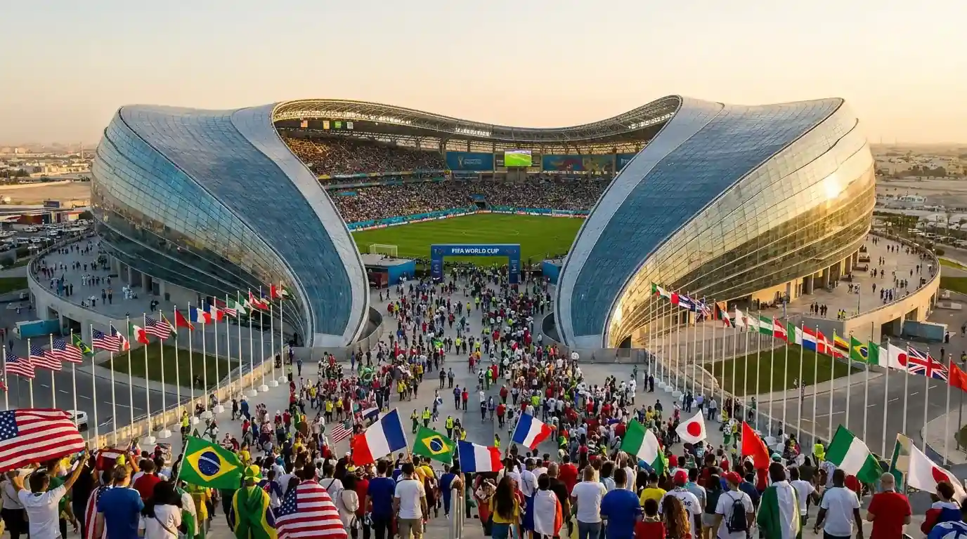 Estadio sede del Mundial 2026 en Estados Unidos con aficion local