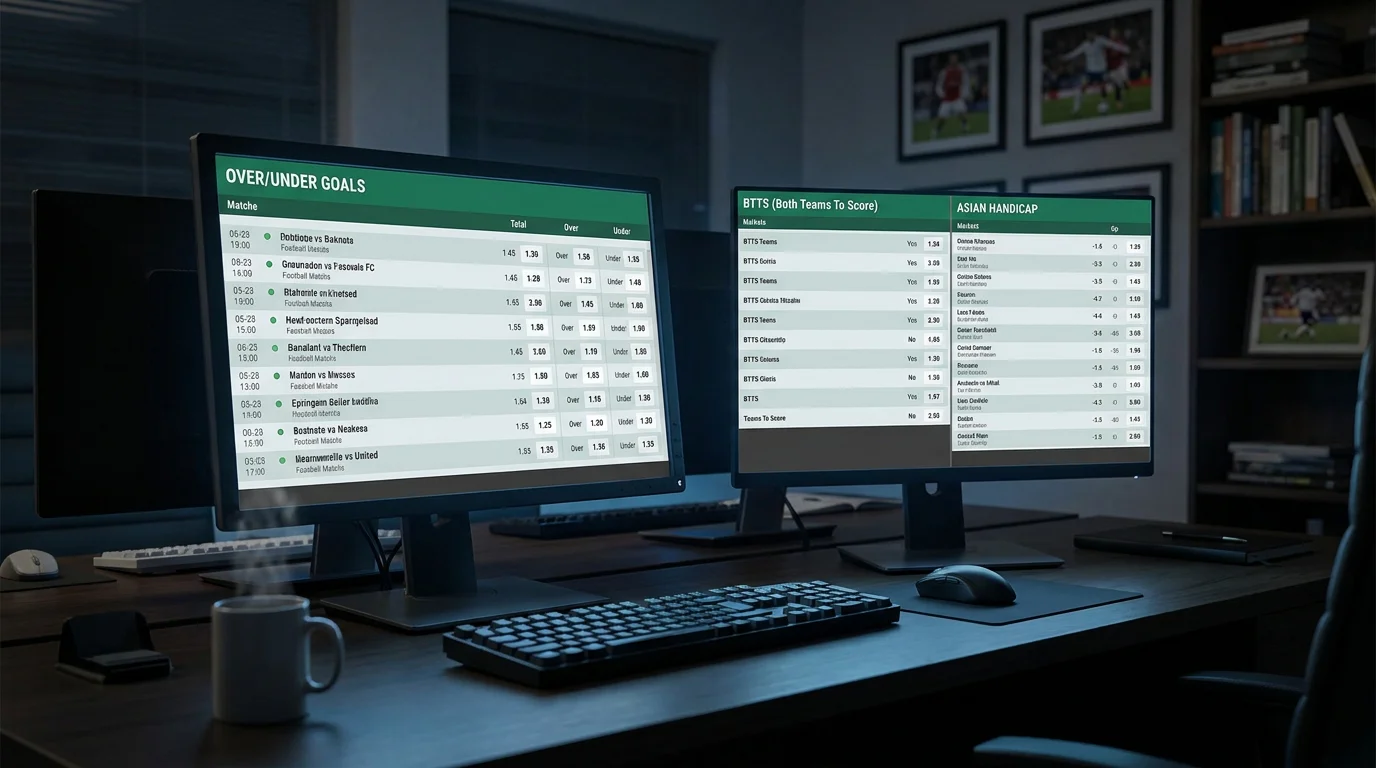 Mercados alternativos de fútbol con mayor valor que el marcador correcto