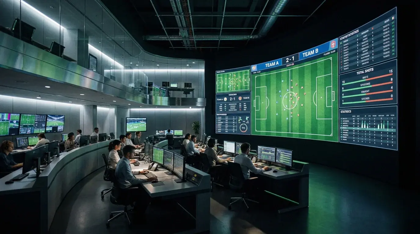 Resultados de fútbol en tiempo real en pantalla para apuestas en directo