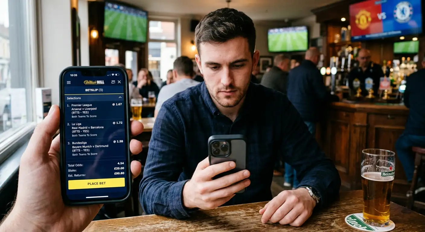 Riesgo multiplicado al incluir BTTS en apuestas combinadas de fútbol