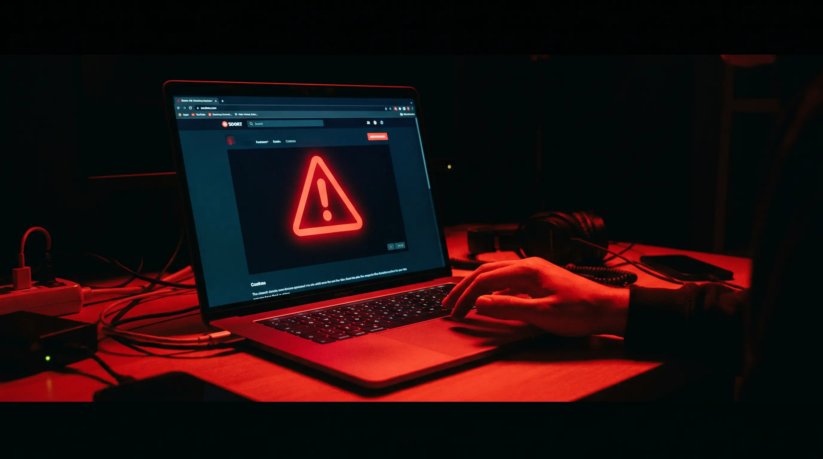 Pantalla de advertencia sobre operador sin licencia espanola